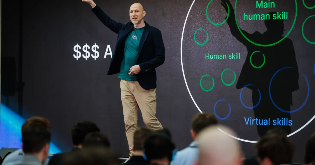 Marian Kamenistak na konferenci Engineering Leaders Community 2026.