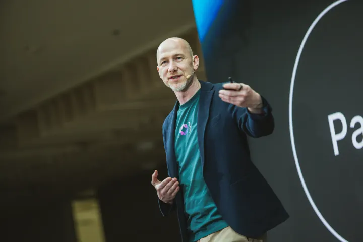 Marian Kamenistak at the Engineering Leaders Community conference 2026.