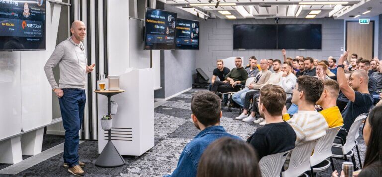 engineering leaders cz meetup crowd