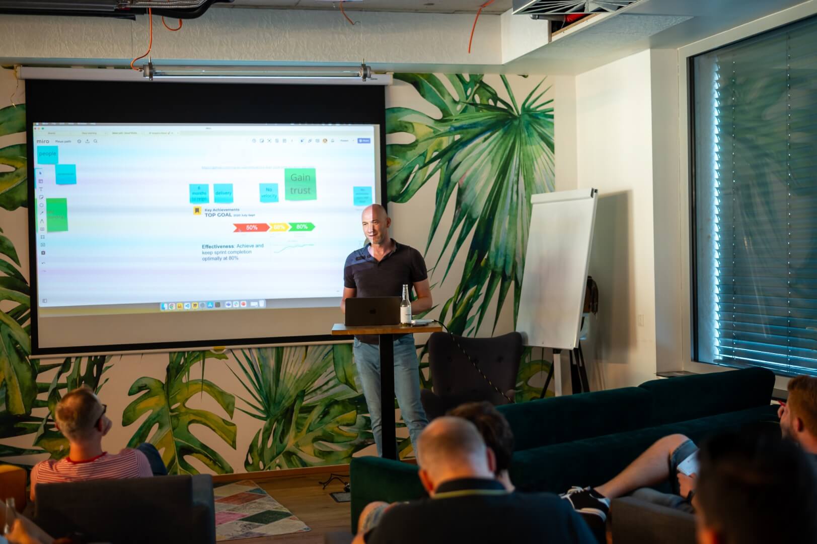 Photo from our 7th Engineering Leaders meetup at Mews, showcasing our commitment to building a hands-on learning culture.